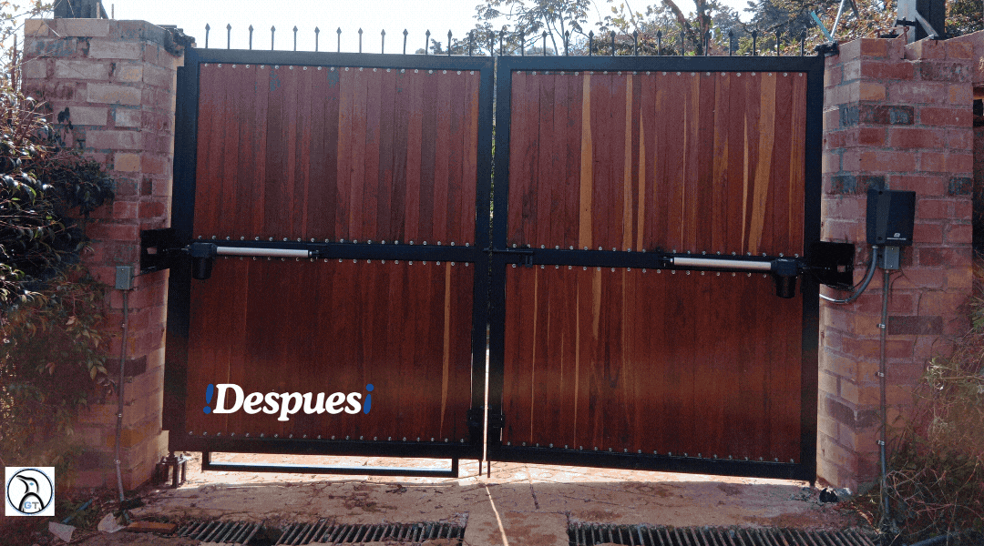 Instalación puertas doble ala